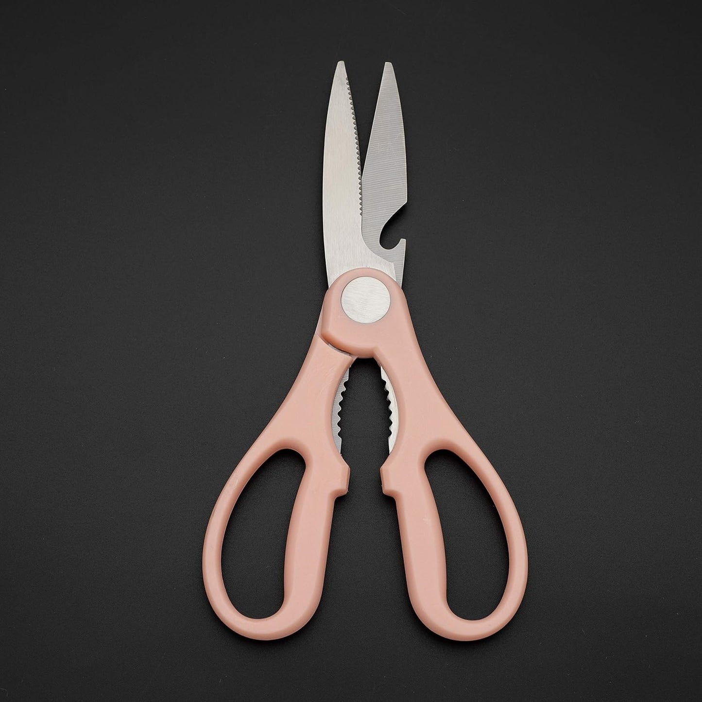 Kitchen Scissors for General Use Woman Kitchen Accessories Shears Heavy Duty Cooking Shears Left Handed Black Scissors Adults Sharp Utility Siccors for Food(P,1)