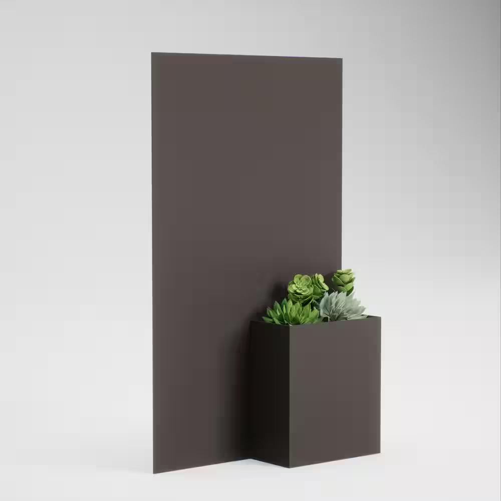 Curb Appeal Rectangle Address Planter