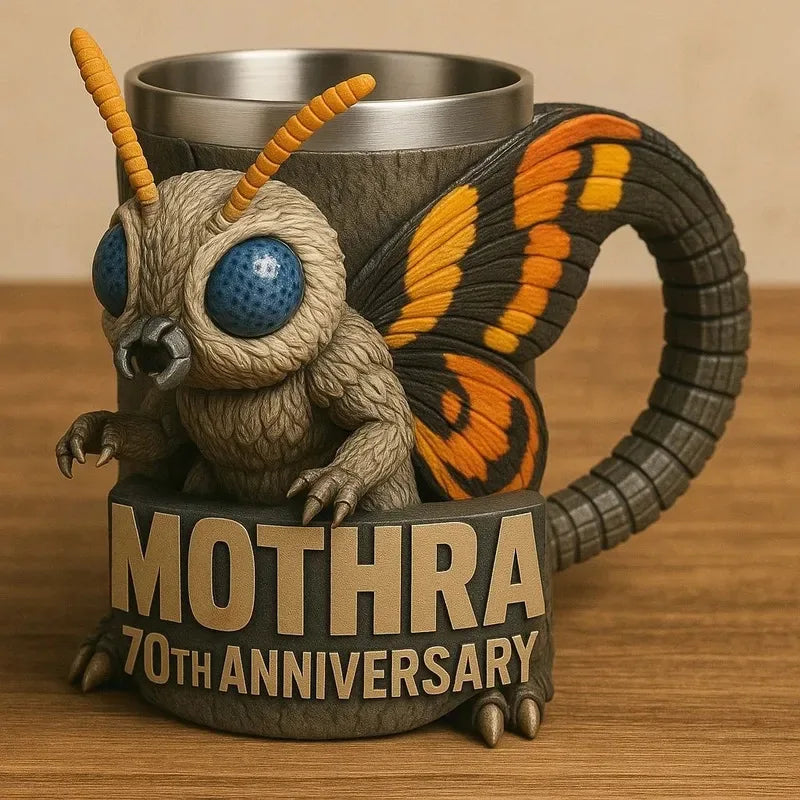13Cm New Godzilla 70Th Anniversary3Dmug Godzilla 70Th Anniversary Resin Mug Decorative Gift