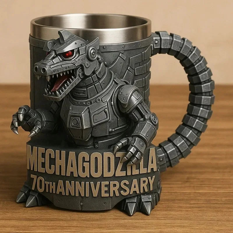 13Cm New Godzilla 70Th Anniversary3Dmug Godzilla 70Th Anniversary Resin Mug Decorative Gift