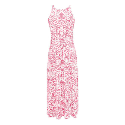 Women Summer Backless Bohemian Floral Dress